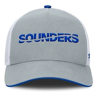 Casquette trucker ajustable Fanatics grise Seattle Sounders FC pour homme