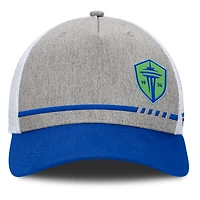Casquette ajustable à bloc bas Fanatics pour homme, gris chin
