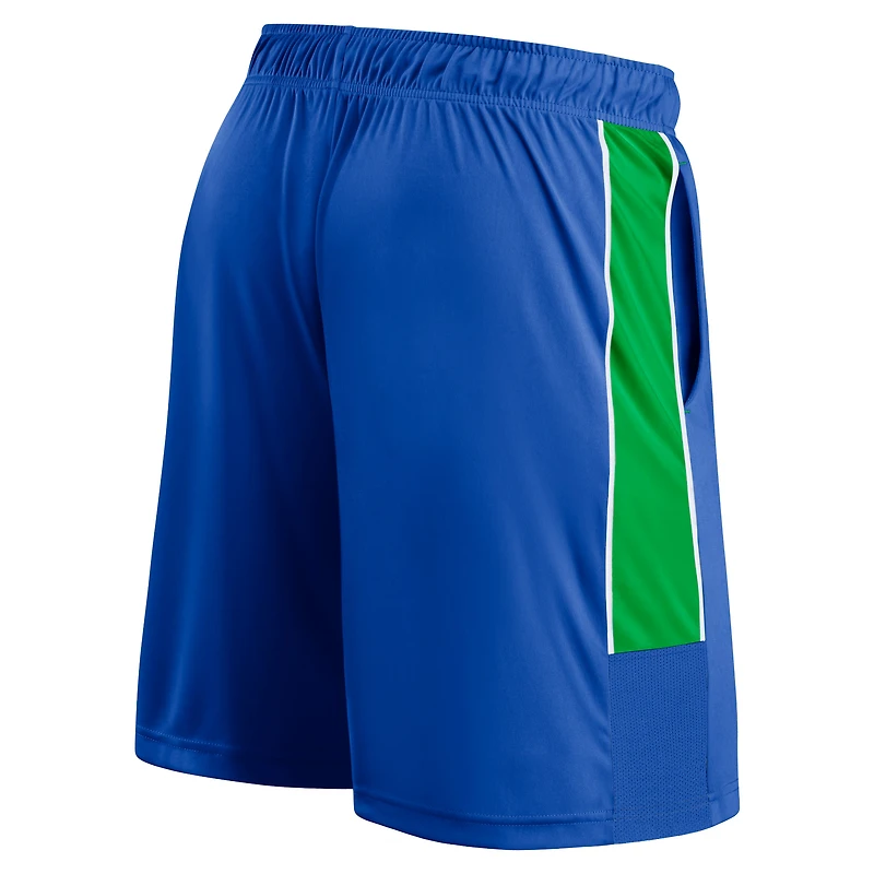 Short de coup pied coin Royal Seattle Sounders FC marque Fanatics pour hommes