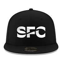 Men's New Era  Black Seattle Sounders FC  Core 9FIFTY Snapback Hat