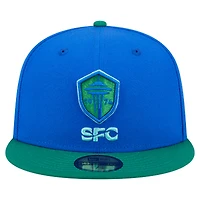 Men's New Era  Blue Seattle Sounders FC 2025 Kickoff 59FIFTY Fitted Hat