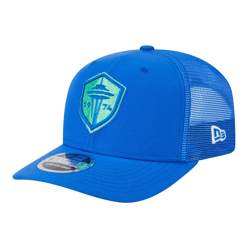 Men's New Era Blue Seattle Sounders FC Jersey Hook 9SEVENTY Adjustable Hat