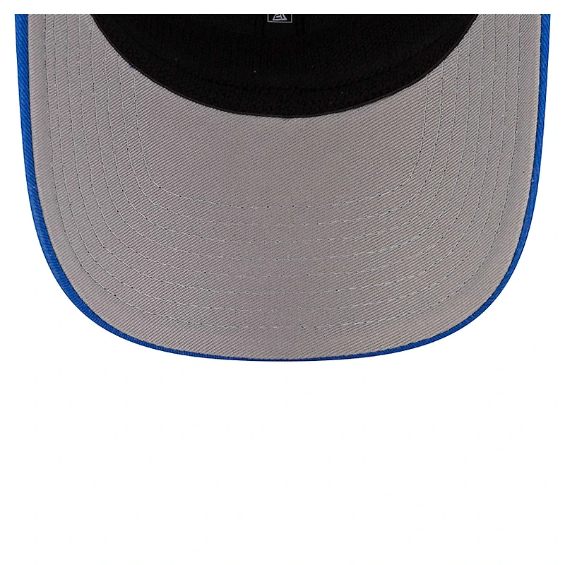 Men's New Era  Blue Seattle Sounders FC Labeled 9SEVENTY Trucker Stretch-Snap Adjustable Hat