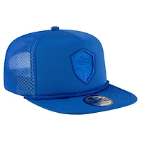 Men's New Era Blue Seattle Sounders FC Tone Golfer Snapback Hat
