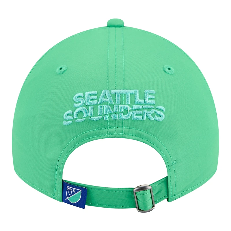 Men's New Era Green Seattle Sounders FC 2026 Jersey Hook 9TWENTY Adjustable Hat