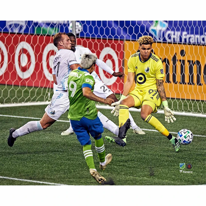 Raul Ruidiaz Seattle Sounders FC Unsigned 2020 MLS Cup Western Conference Finals Champions Goal Photograph