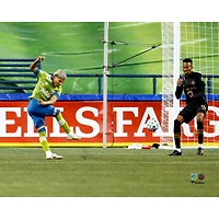 Raul Ruidiaz Seattle Sounders FC, joueur non signé, but du premier tour des éliminatoires de la MLS 2020 lors victoire contre le LAFC Photo