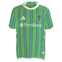 Toddler adidas Rave Green Seattle Sounders FC 2024 AEROREADY Team Jersey