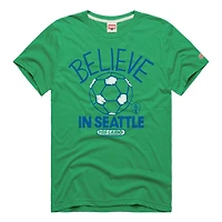T-shirt unisexe vert hommage Seattle Sounders FC MLS x Ted Lasso Believe Graphic Tri-Blend