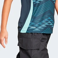 Maillot réplique du kit The Salish Sea 2025 des Seattle Sounders FC bleu adidas pour femme