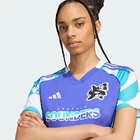 Maillot réplique bleu adidas Seattle Sounders FC 2025 pour femme