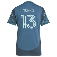 Maillot réplique du kit The Salish Sea 2025 des Seattle Sounders FC pour femme adidas Jordan Morris Blue