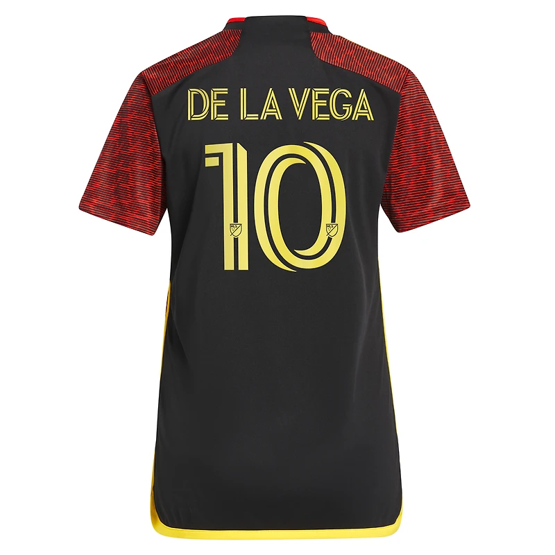 Women's adidas Pedro de la Vega Red Seattle Sounders FC 2024 The Bruce Lee Kit Replica Player Jersey