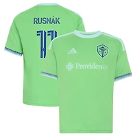 Youth adidas Albert Rusnak Rave Green Seattle Sounders FC The Evergreen State Kit Replica Jersey