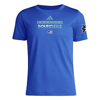 T-shirt adidas bleu pour jeunes Seattle Sounders FC 2025 Archive Collection Jersey Hook