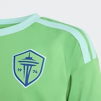 Maillot réplique adidas Rave Green Seattle Sounders FC 2026 « The Evergreen State » pour jeunes