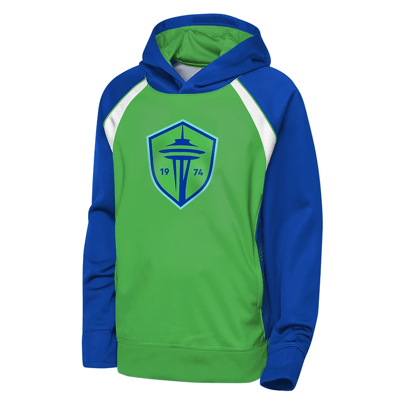 Youth Outerstuff  Green Seattle Sounders FC Striker Fleece Hoodie