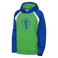 Youth Outerstuff  Green Seattle Sounders FC Striker Fleece Hoodie