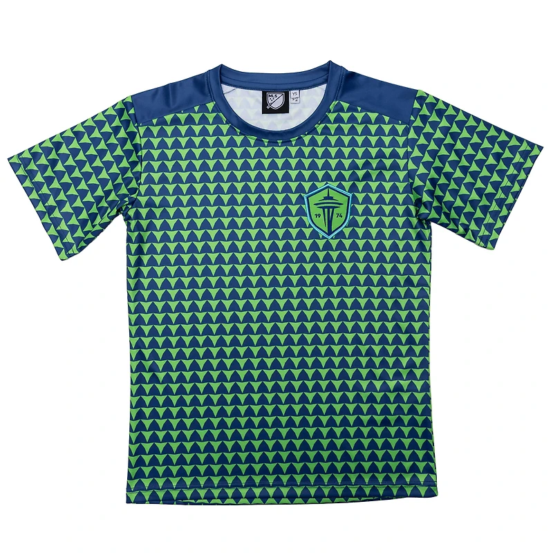 Youth Sport Design Sweden Green Seattle Sounders FC Club T-Shirt