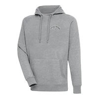 Men's Antigua Heather Gray Seattle Steelheads Victory Pullover Hoodie