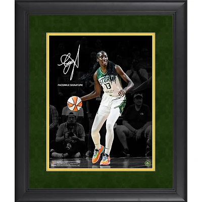 Ezi Magbegor Seattle Storm Facsimile Signature Framed 11" x 14" Spotlight Photograph