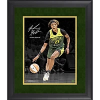 Photographie encadrée de Jordan Horston Seattle Storm Fac-similé Signature 11" x 14 "