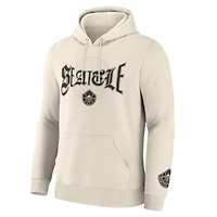 Sweat à capuche polaire Fanatics crème Seattle Storm Legacy pour homme