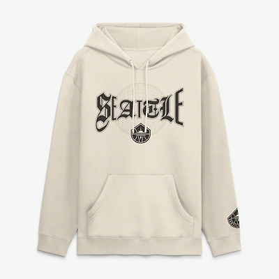 Men's Fanatics  Cream Seattle Storm Legacy Fleece Pullover Hoodie