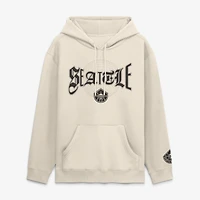 Men's Fanatics  Cream Seattle Storm Legacy Fleece Pullover Hoodie