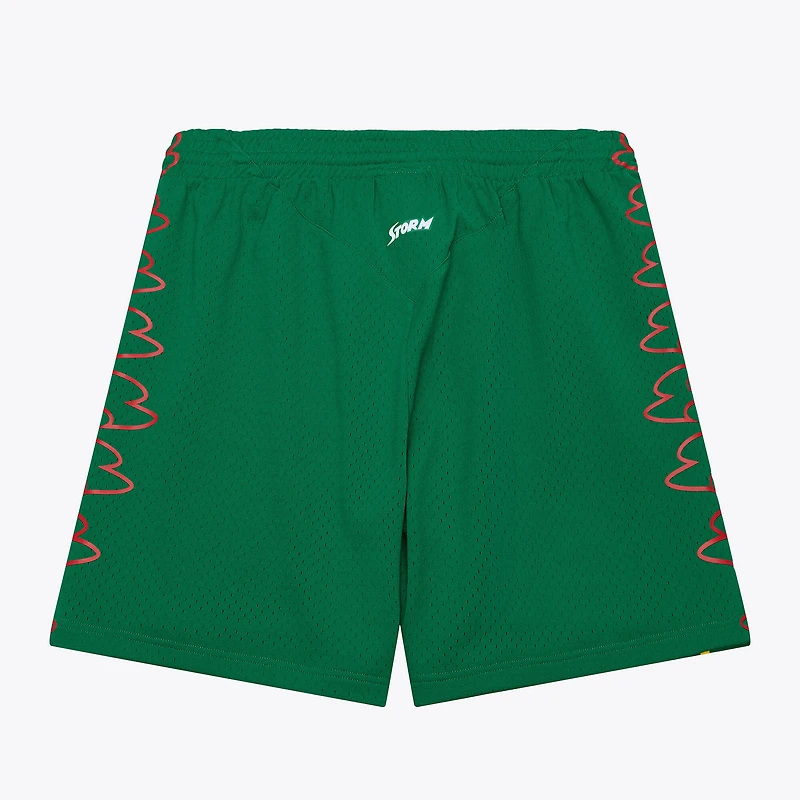 Men's Mitchell & Ness Green Seattle Storm 2007 Court Origins Swingman Shorts