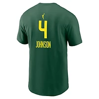 Men's Nike Flau'jae Johnson Green Seattle Storm Explorer Edition Name & Number T-Shirt
