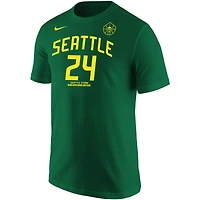 Men's Nike Jewell Loyd Green Seattle Storm Explorer Edition Name & Number T-Shirt