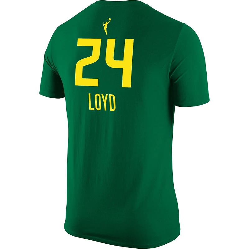 Men's Nike Jewell Loyd Green Seattle Storm Explorer Edition Name & Number T-Shirt