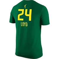 Men's Nike Jewell Loyd Green Seattle Storm Explorer Edition Name & Number T-Shirt