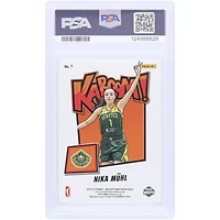 Nika Muhl Seattle Storm 2024-25 Panini Rookie Royalty Kaboom #7 PSA Carte Rookie authentifiée 10