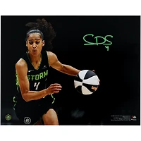 Skylar Diggins-Smith Seattle Storm Autographed 11" x 14" Dribbling Spotlight Photograph