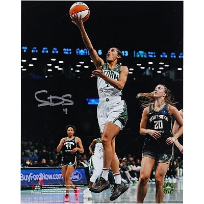 Skylar Diggins-Smith Seattle Storm Autographed 8" x 10" Layup vs. New York Liberty Photograph