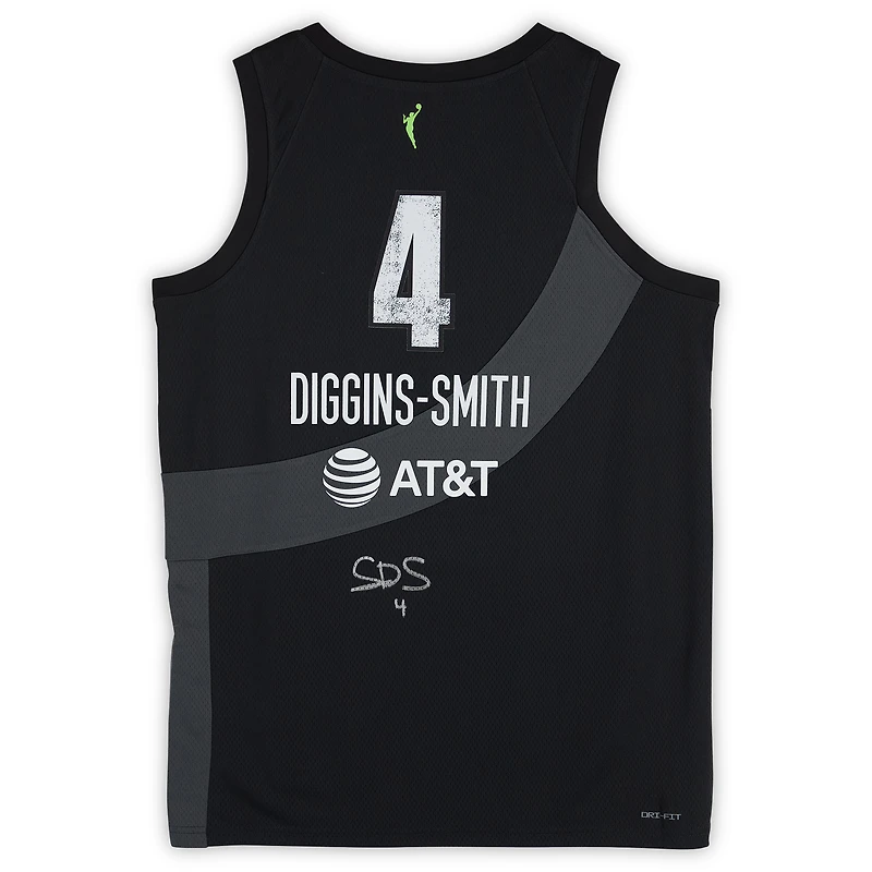 Skylar Diggins-Smith Seattle Storm Autographed Nike Black Rebel Edition Victory Player Jersey