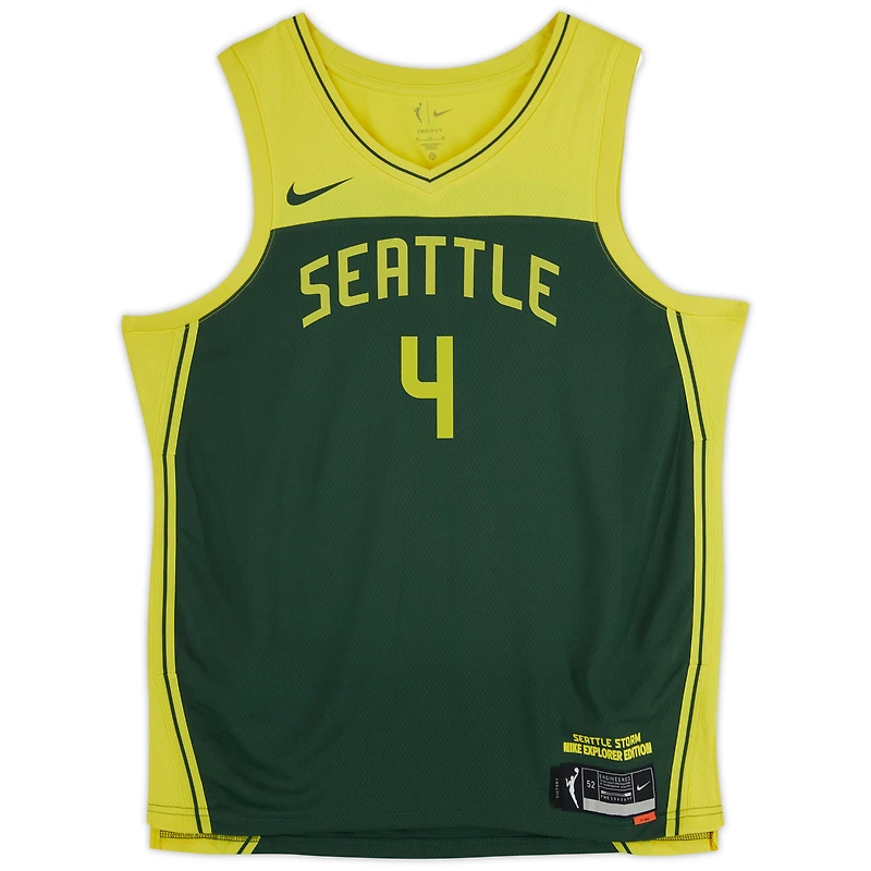 Skylar Diggins-Smith Seattle Storm Autographed Nike Green Explorer Edition Victory Player Jersey