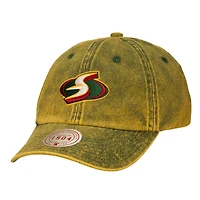 Casquette unisexe Mitchell & Ness jaune Seattle Storm Legendary 1904 à sangle ajustable