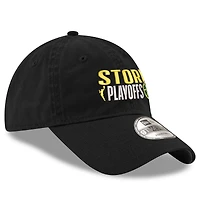 Casquette ajustable unisexe New Era noire Seattle Storm 2025 WNBA Playoffs 9TWENTY