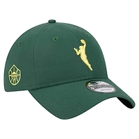 Casquette ajustable unisexe New Era Seattle Storm 9TWENTY verte