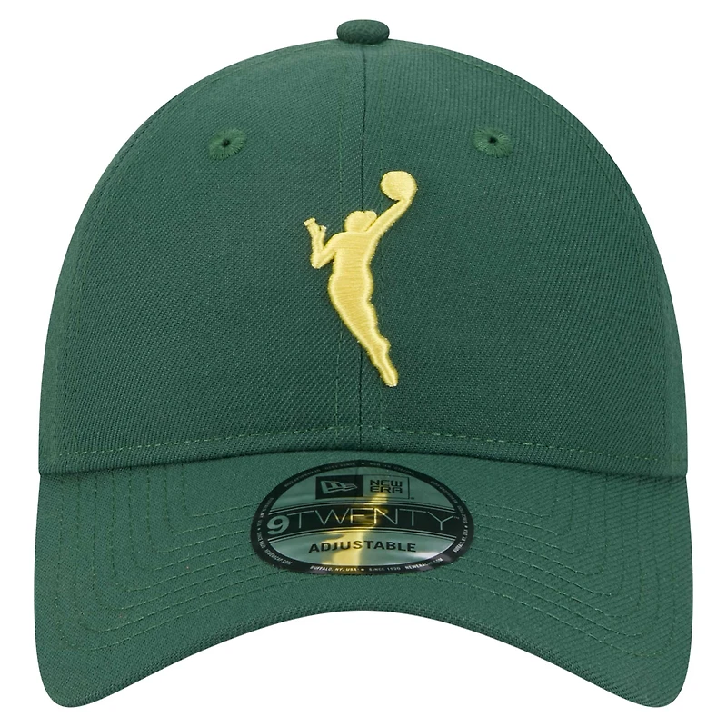 Casquette ajustable unisexe New Era Seattle Storm 9TWENTY verte