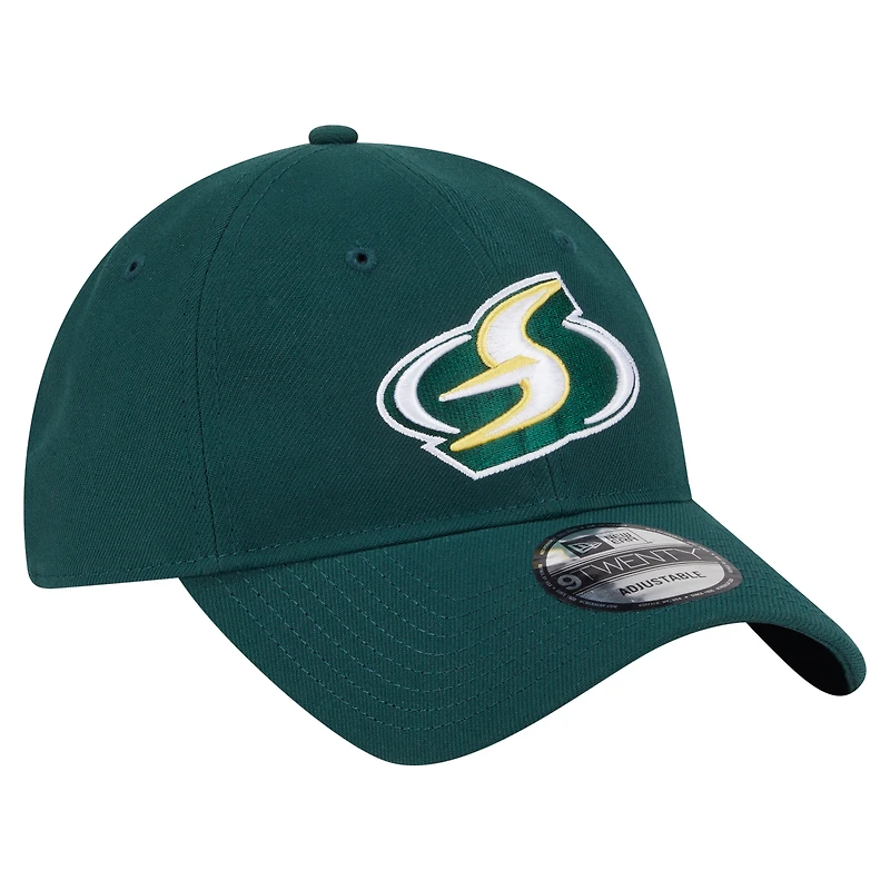 Casquette ajustable unisexe New Era verte Seattle Storm Core Alt Logo 9TWENTY