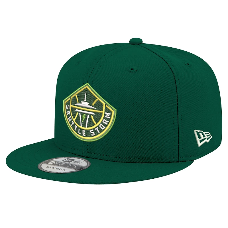 Casquette snapback unisexe New Era verte Seattle Storm avec logo 9FIFTY