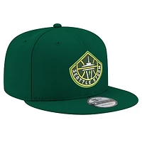 Unisex New Era Green Seattle Storm Logo 9FIFTY Snapback Hat