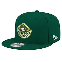 Unisex New Era Green Seattle Storm Logo 9FIFTY Snapback Hat