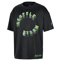 Unisex Nike Black Seattle Storm Standard Issue Rebel Edition T-Shirt