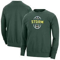 Unisex Nike Green Seattle Storm 2026 On-Court Practice Dri-FIT Sweatshirt