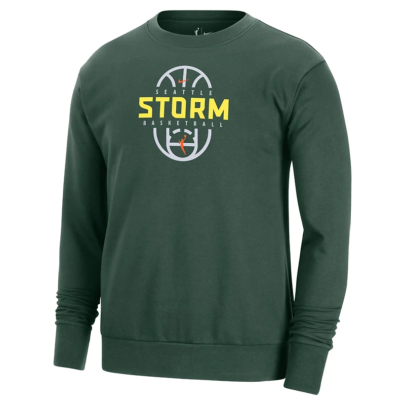 Sweat-shirt unisexe Nike vert Seattle Storm 2026 Dri-FIT d'entraînement